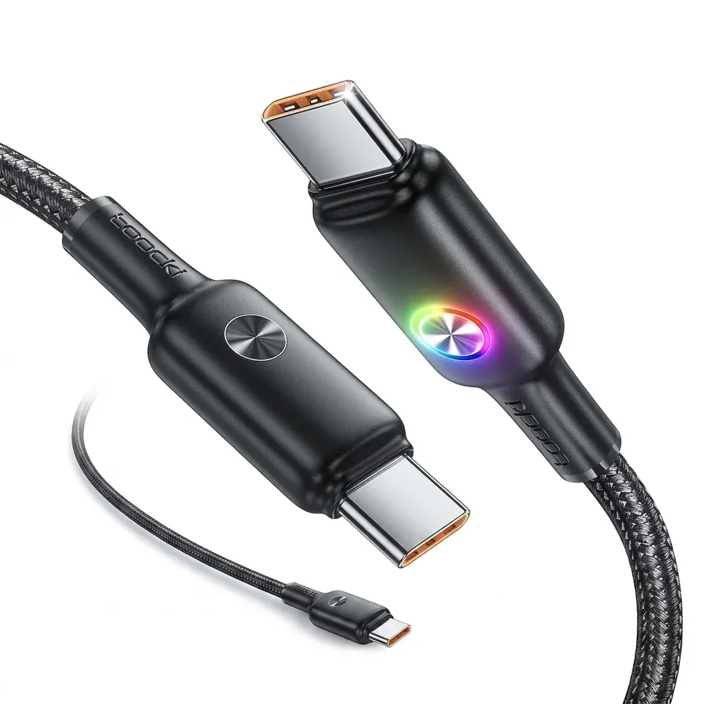 Toocki 100W LED USB-C Fast Charging Cable
