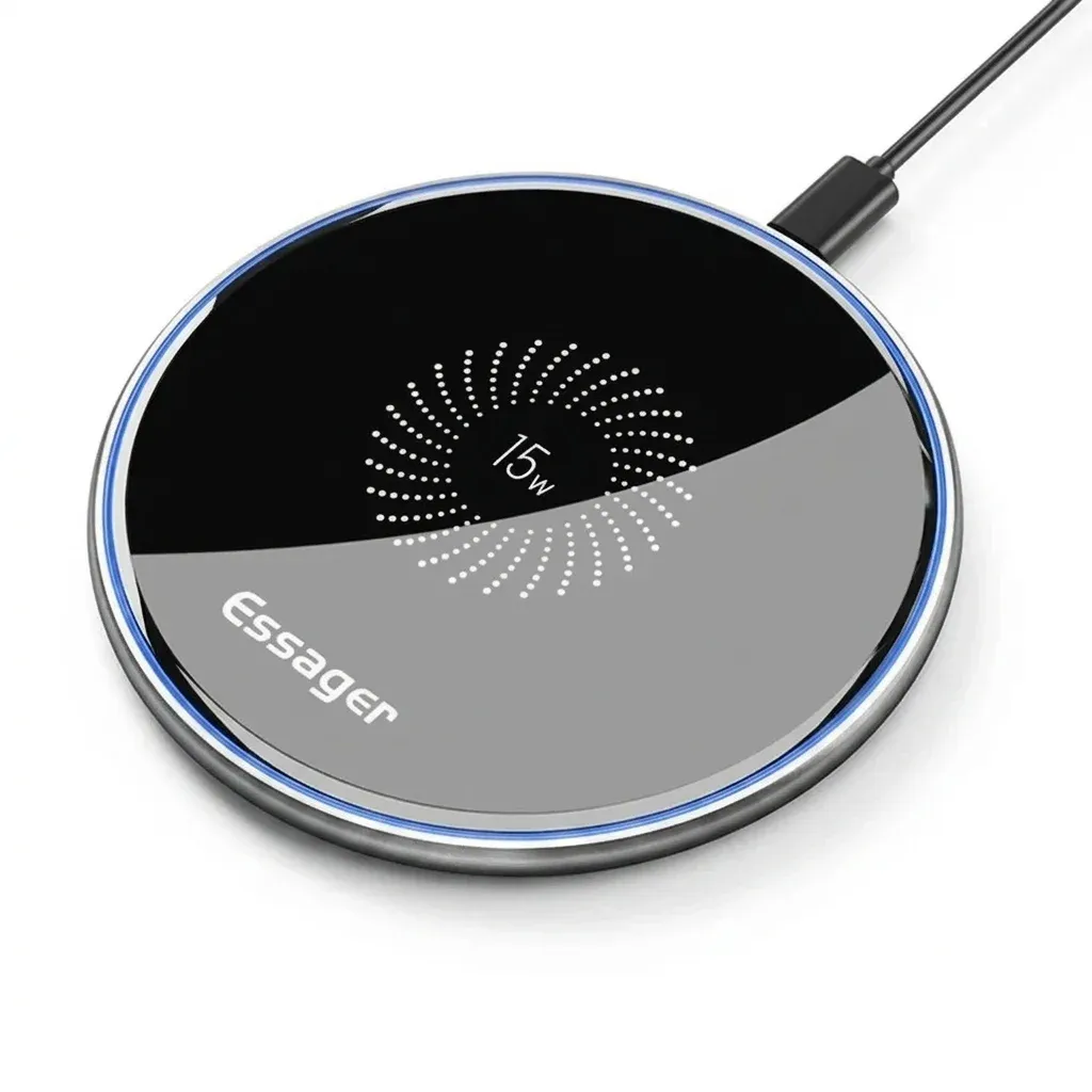 Essager 15W Qi Wireless Charging Pad for iPhone and Samsung