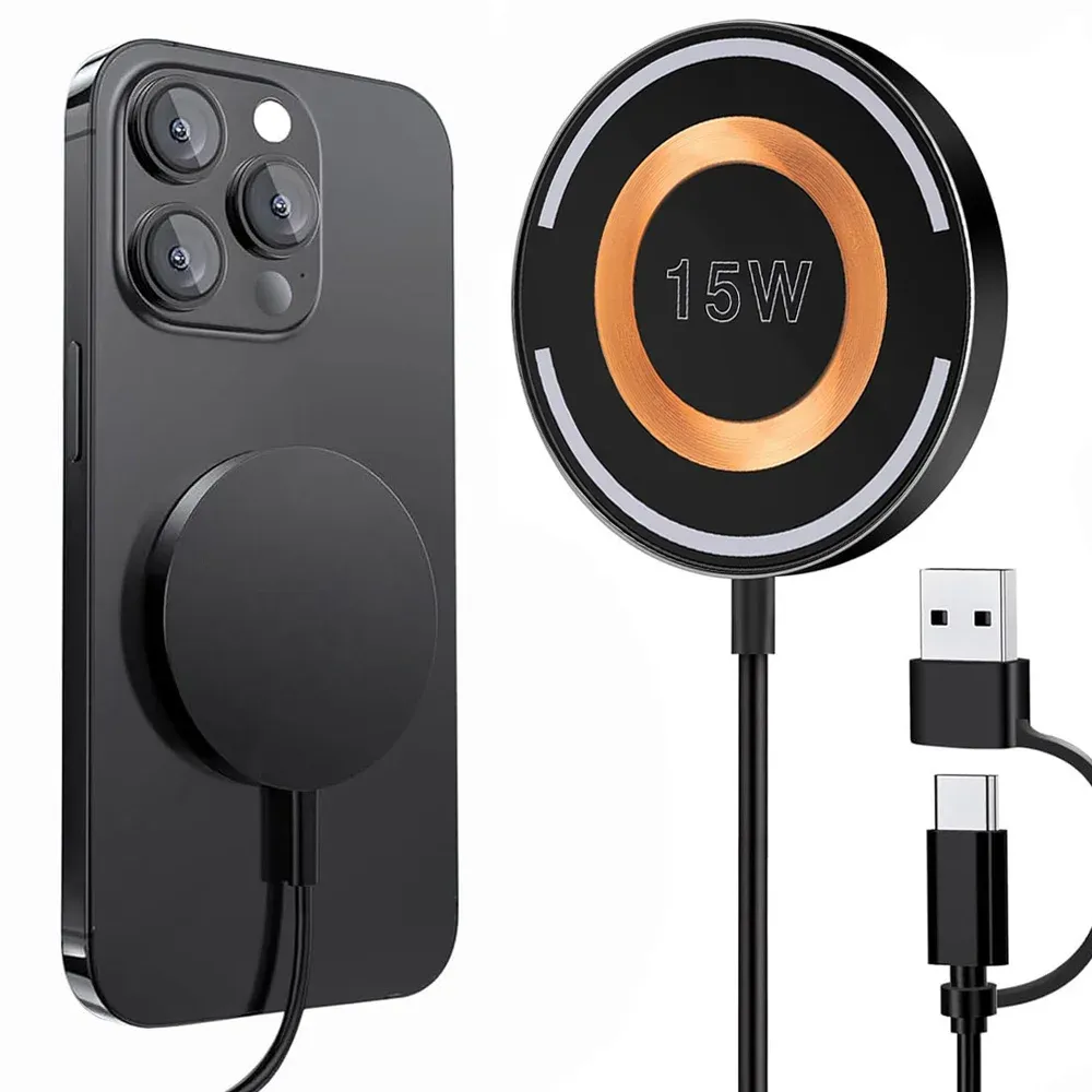 Essager Magnetic Qi Wireless Charging Pad 15W for iPhone