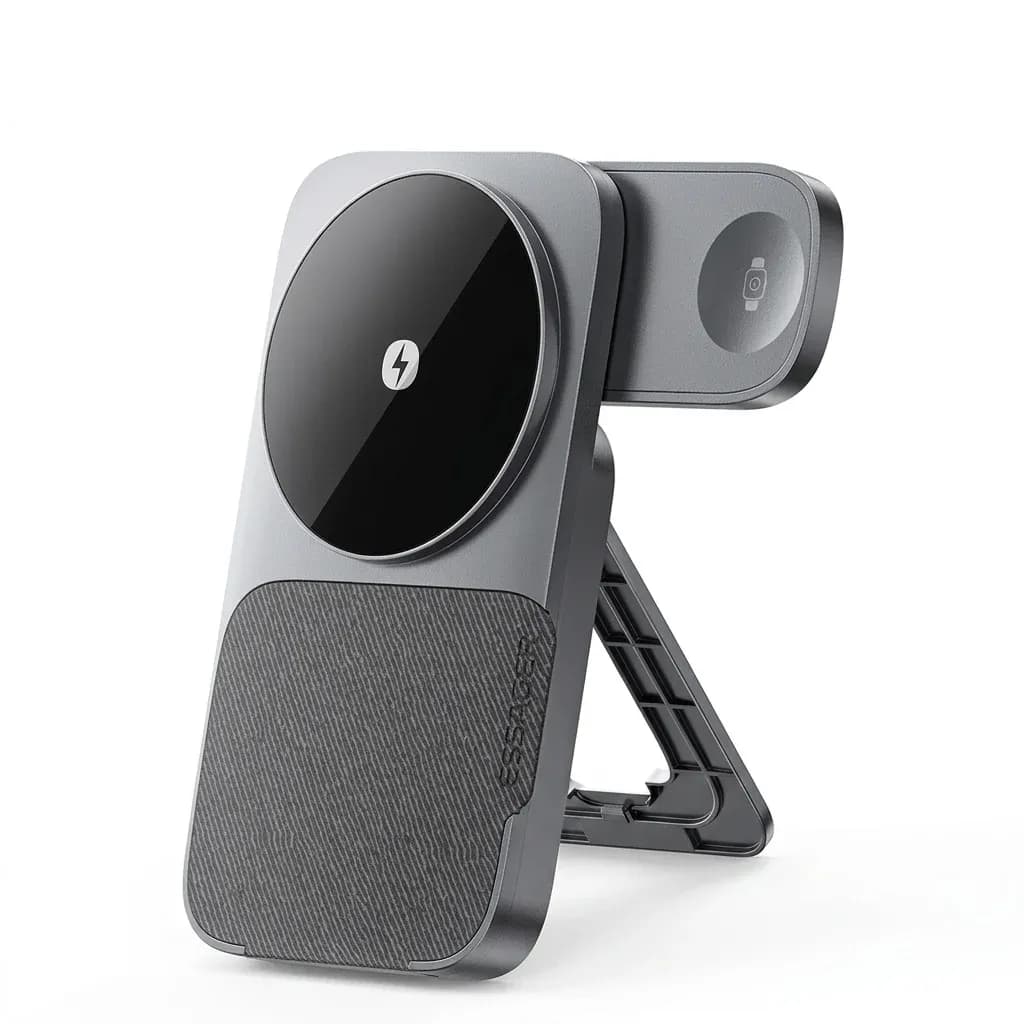 Essager 3-in-1 Foldable Magnetic Wireless Charging Stand
