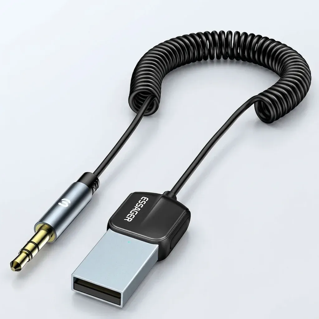 Essager Bluetooth 5.0 AUX Car Receiver Adapter