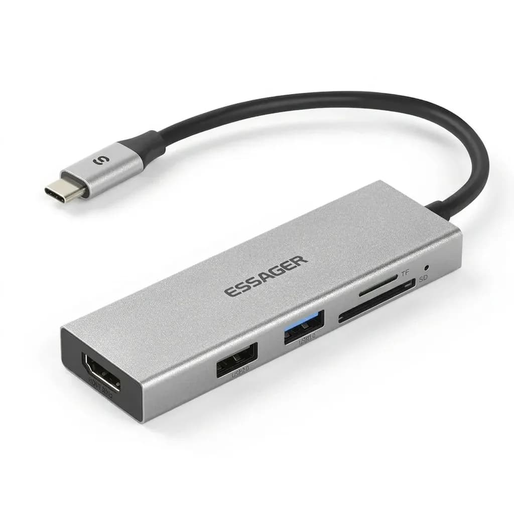 Essager 5-in-1 USB-C hub product photo