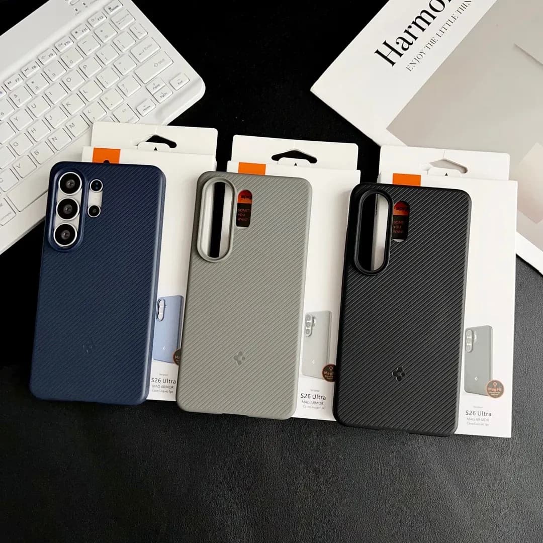 Spigen Matte MagFit Magnetic TPU Case for Samsung Galaxy S24/S25/S26 Ultra and Plus