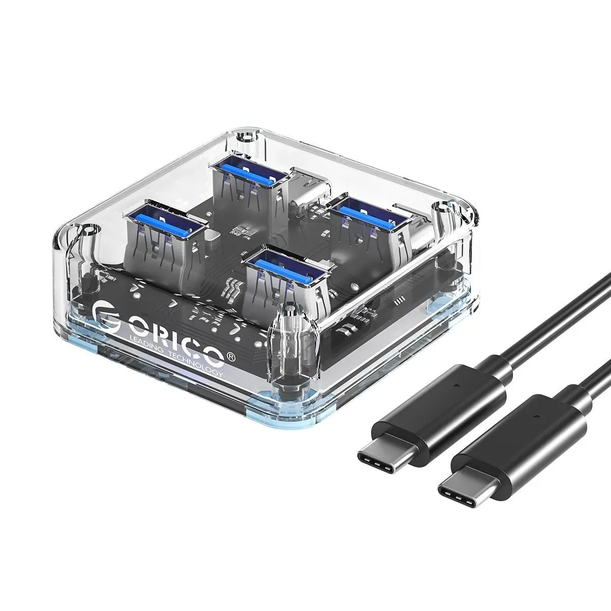 Orico 4-Port USB-C 3.0 Hub with 5Gbps Expansion