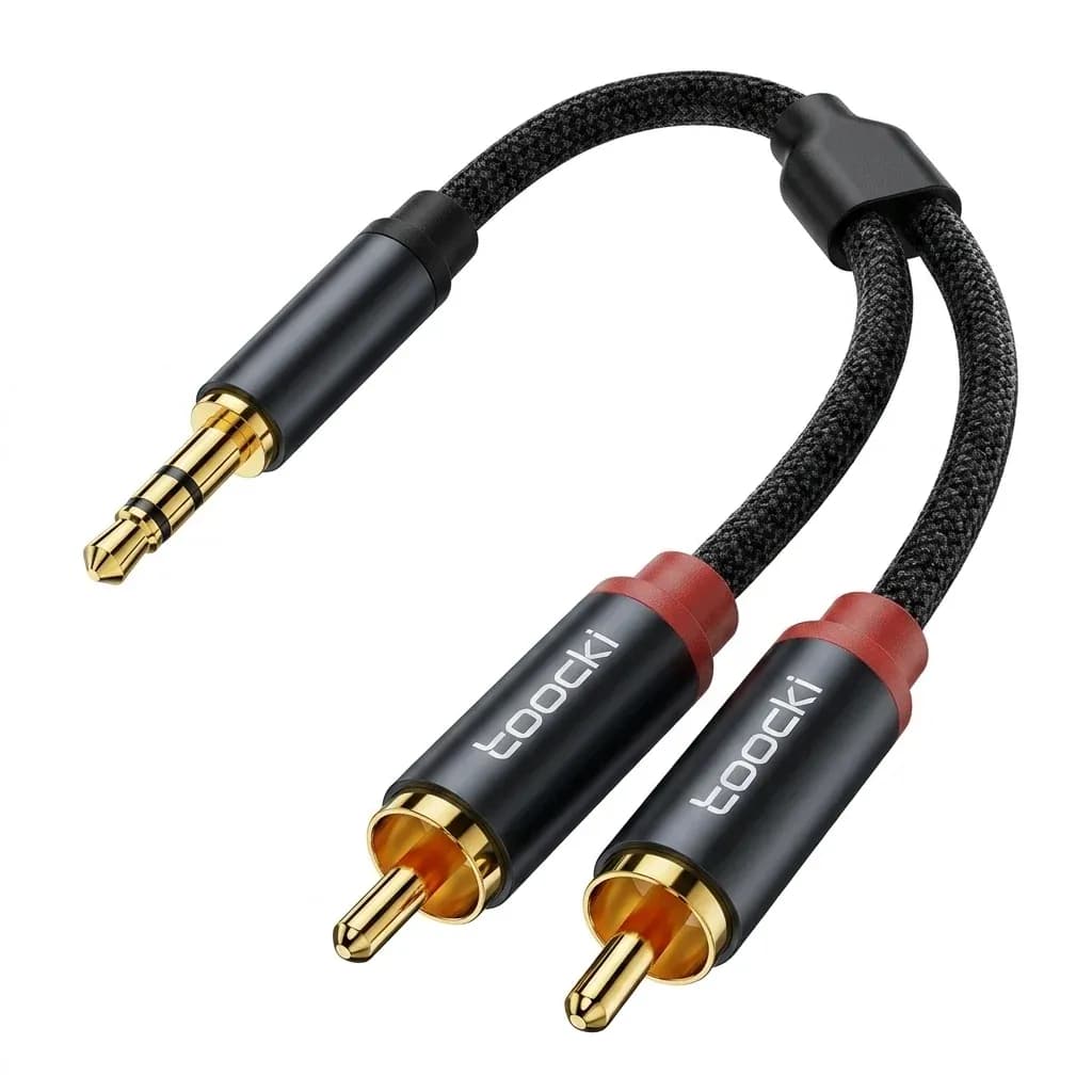 Toocki 3.5mm to 2 RCA Audio Splitter Cable