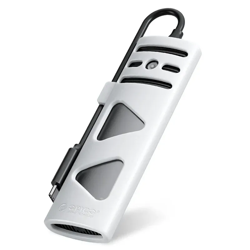 Orico Dual-Protocol M.2 SSD Enclosure with Built-In Type-C Cable