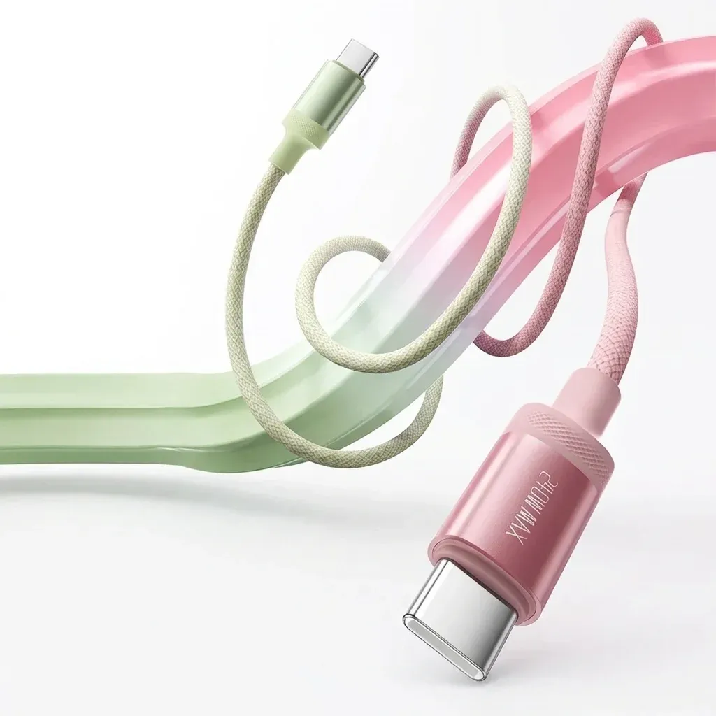 Toocki 240W Colorful Gradient USB-C Fast Charging Cable
