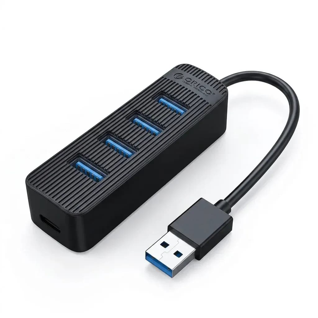Orico 4-Port USB 3.0 Hub with Type-C Power Input