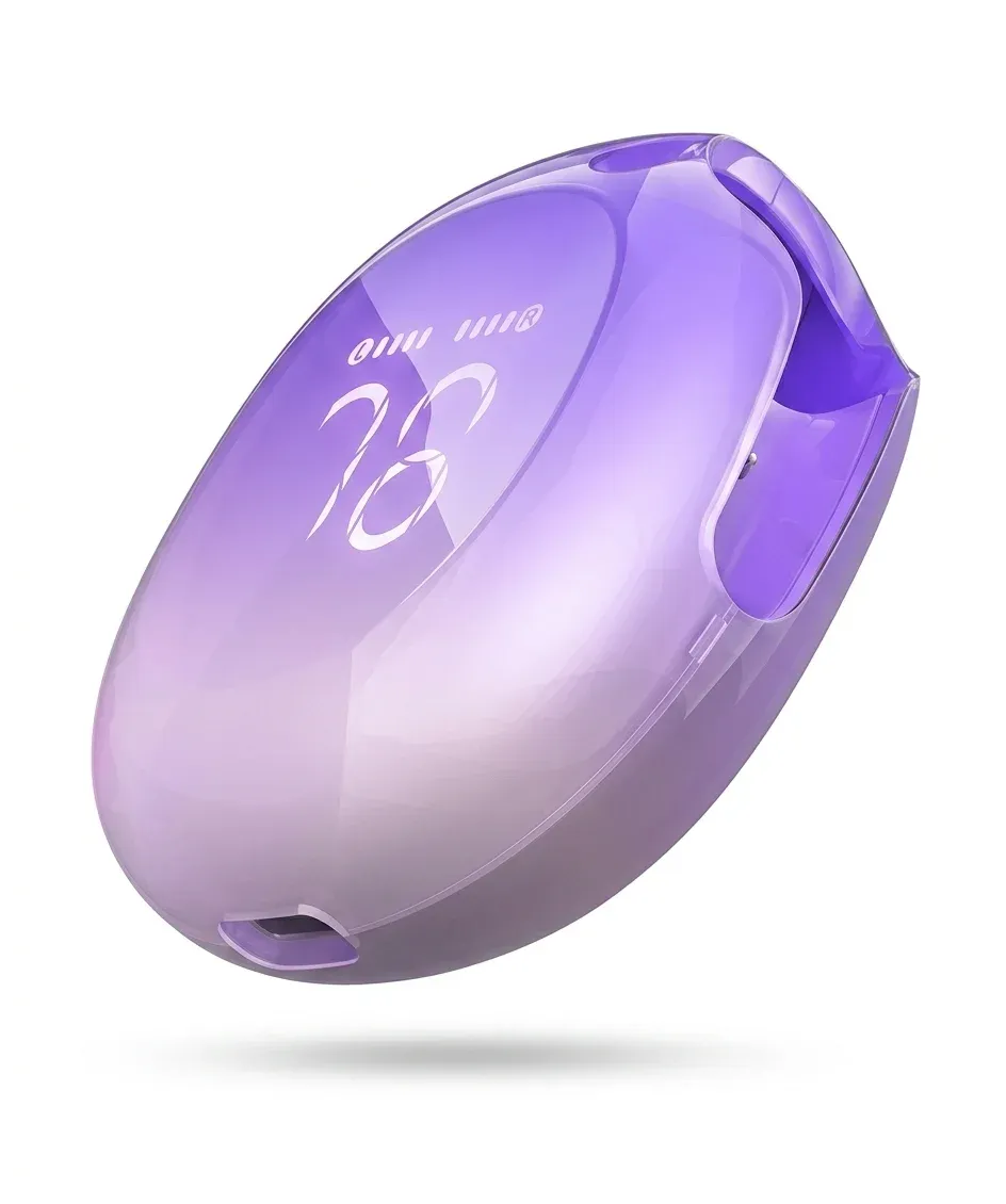 ACEFAST T9 lavender wireless earbuds case